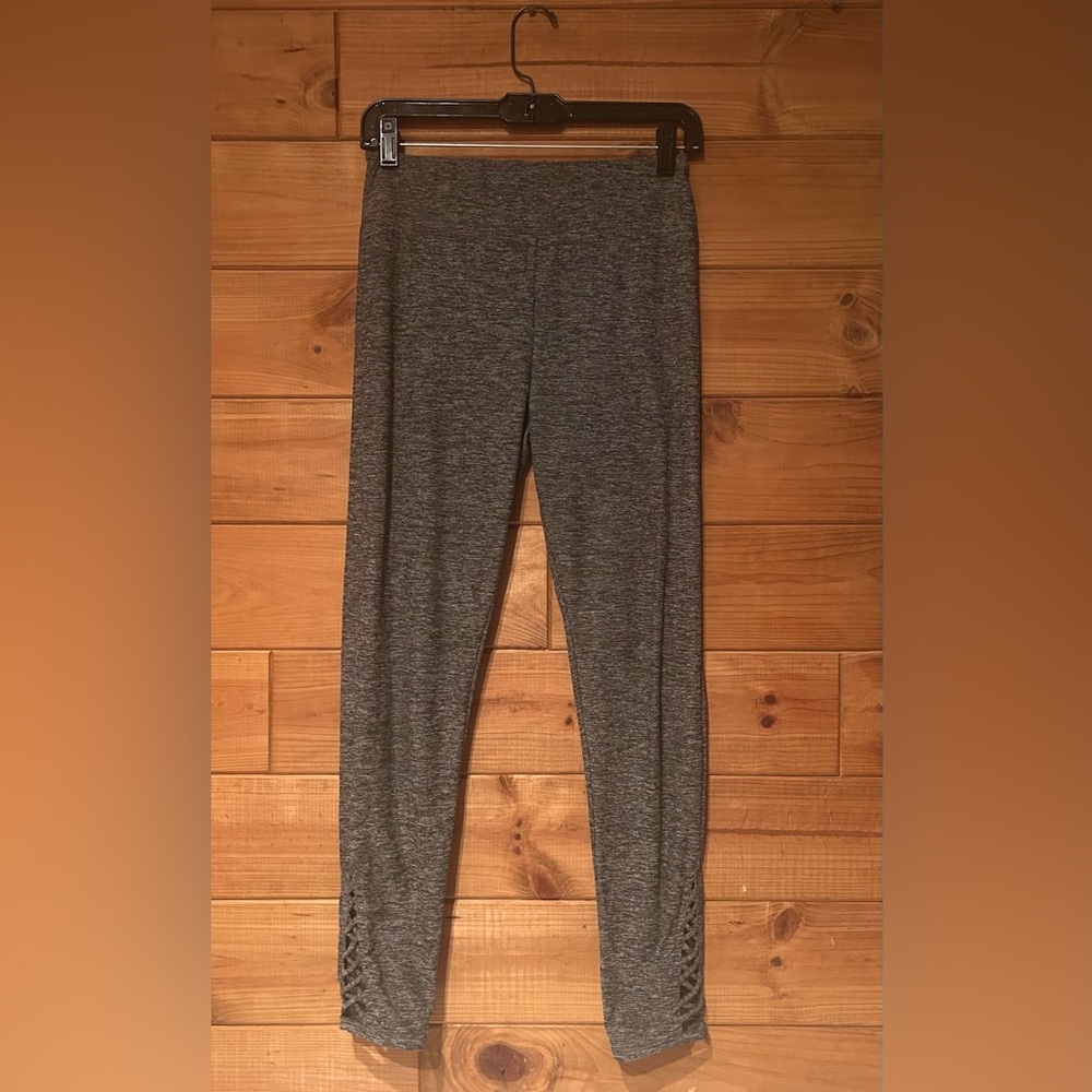 No Boundaries Womens Gray Leggings, Size M (7-9) Stretch